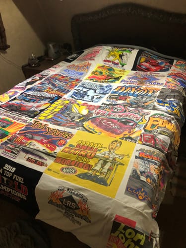 Customer photo review of Project Repat T-Shirt Quilt