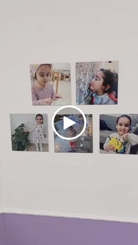 Customer video review of קיר תמונות מתמגנטות