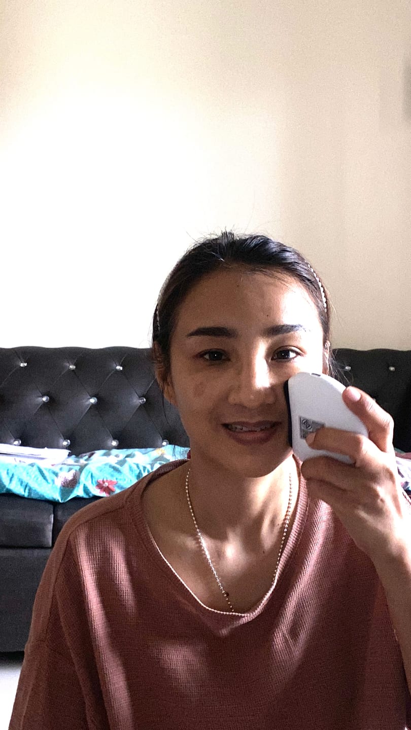 Customer photo review of รายการแฉแนะนำ | เครื่องนวดกัวซาไฟฟ้าบำบัดผิว ด้วยหินธรรมชาติ | FULI Natural Stone Electric Gua Sha