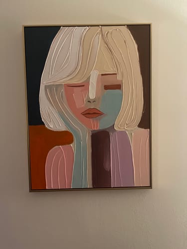 Customer review photo for Plaster Art Texture Painting #SG256
