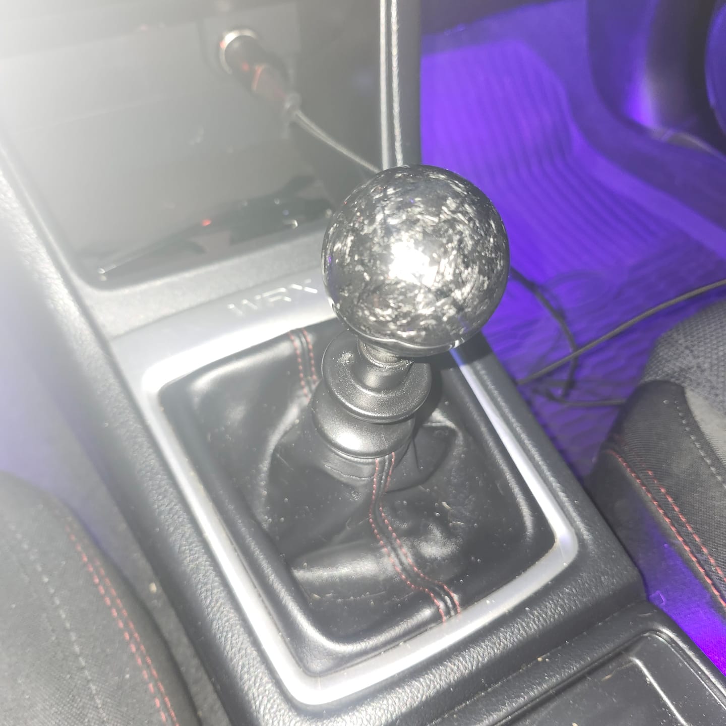 Customer photo review of Forged Carbon Fiber Shift Knob