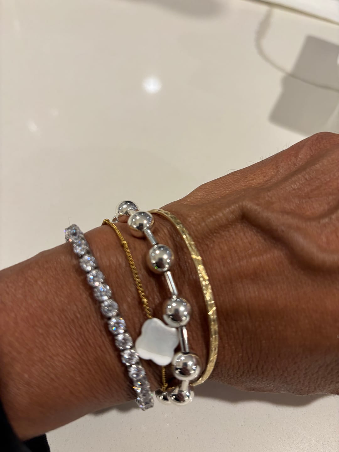 Customer photo review of 4mm Tennis Bracelet