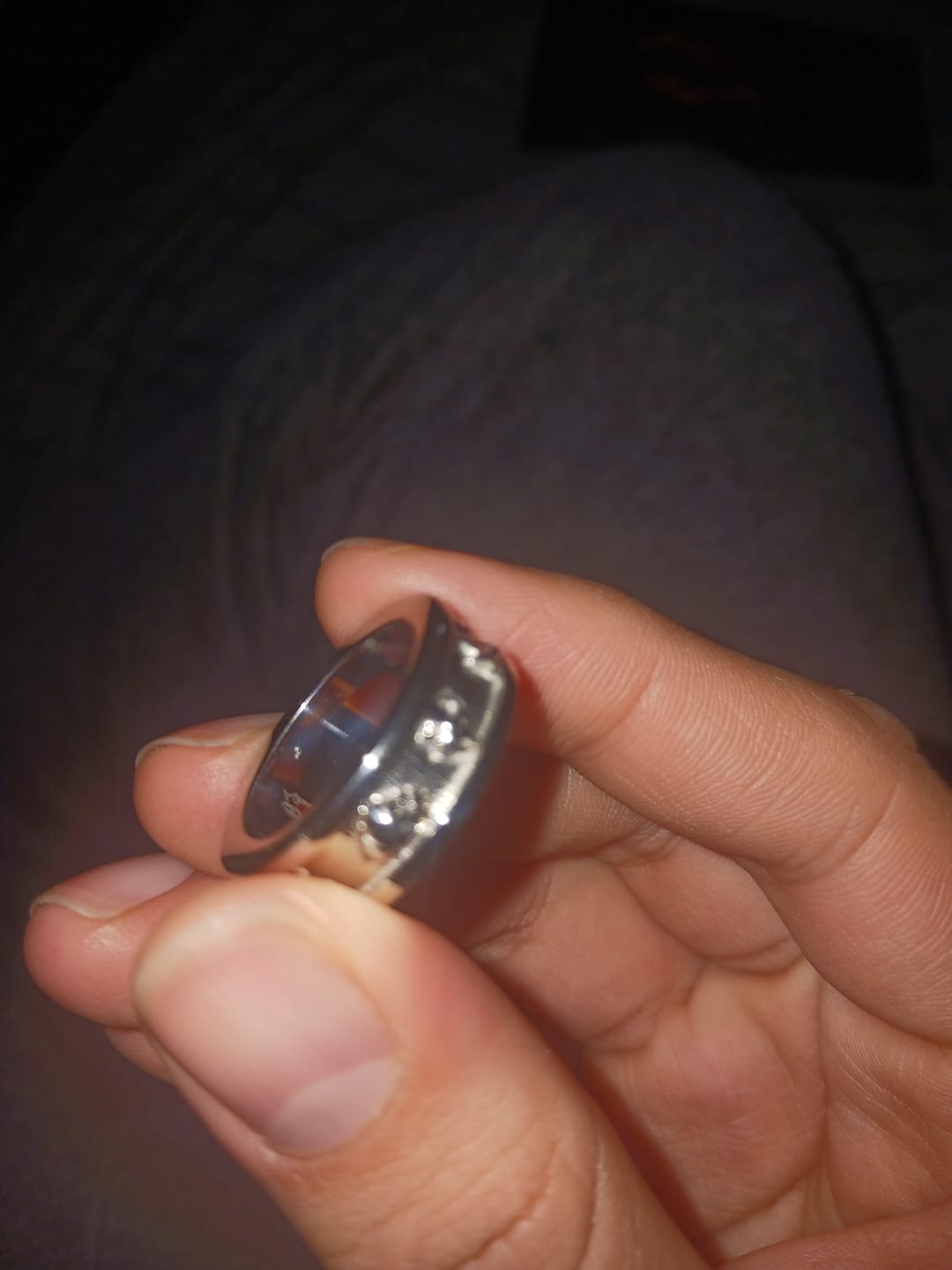 Customer photo review of PSYCHEDELIC LOVE RING
