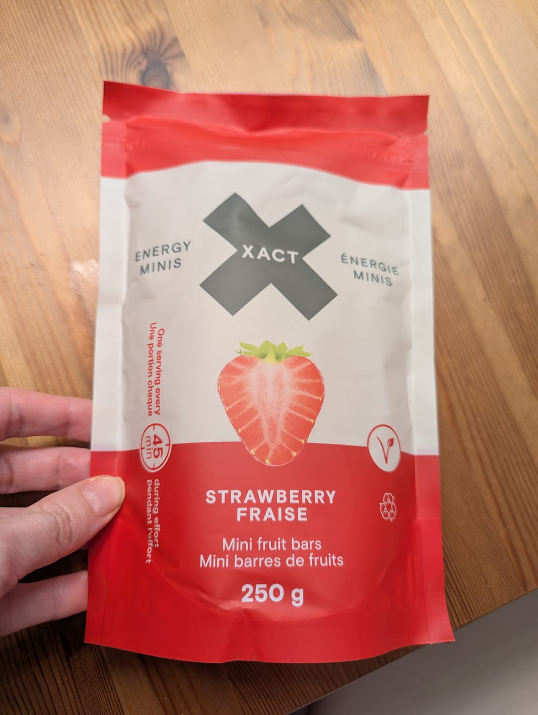 Customer photo review of XACT ENERGY Minis 250g
