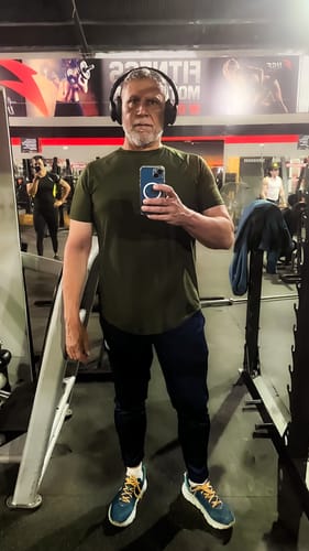 Customer photo review of Training Sport Tee - Army Green