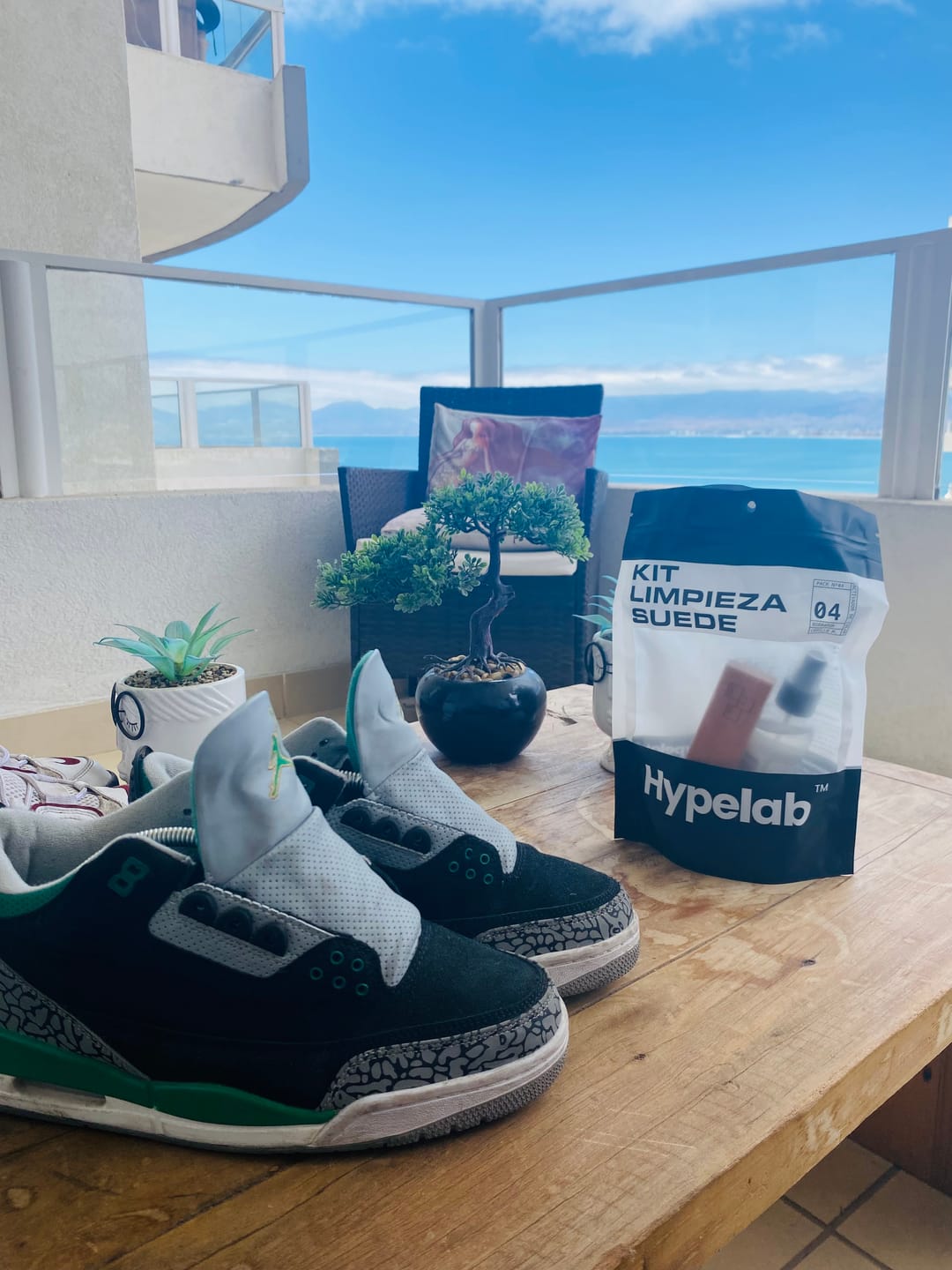 Customer photo review of Kit de limpieza suede