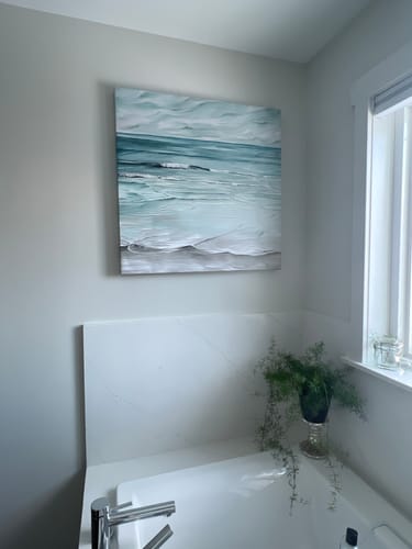 Customer photo review of 'Lake Ontario' Framed Canvas
