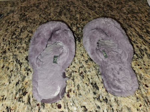 Customer photo review of Ladies Emma Sheepskin Slipper