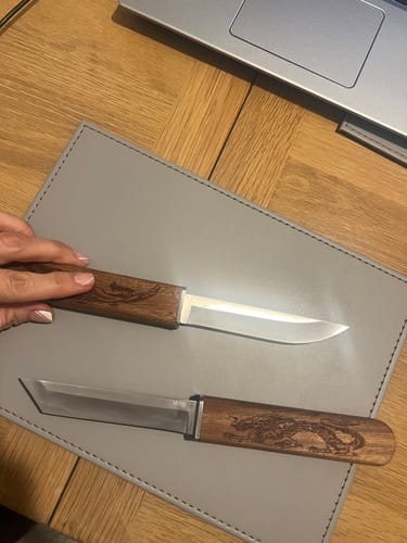 Customer photo review of World's First Dual Blade Chef Knife