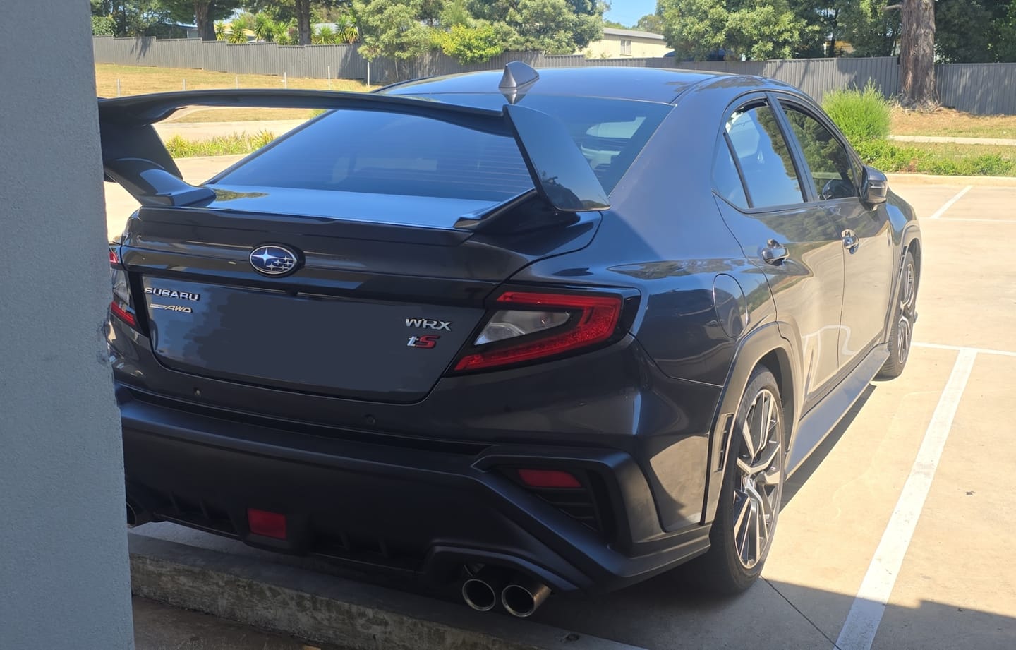 Customer photo review of STI Style Trunk Spoiler for Subaru WRX VB Sedan 2022+