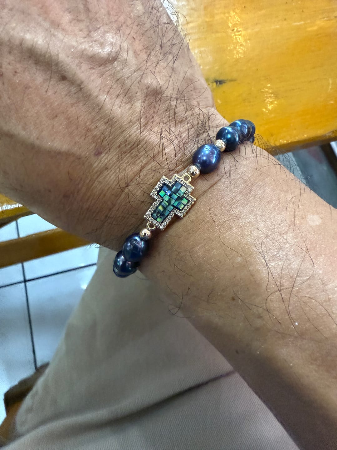 Customer photo review of Black Holy Rosary