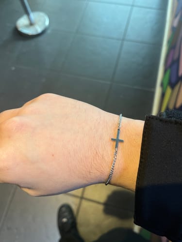 Customer photo review of CROSS BRACELET