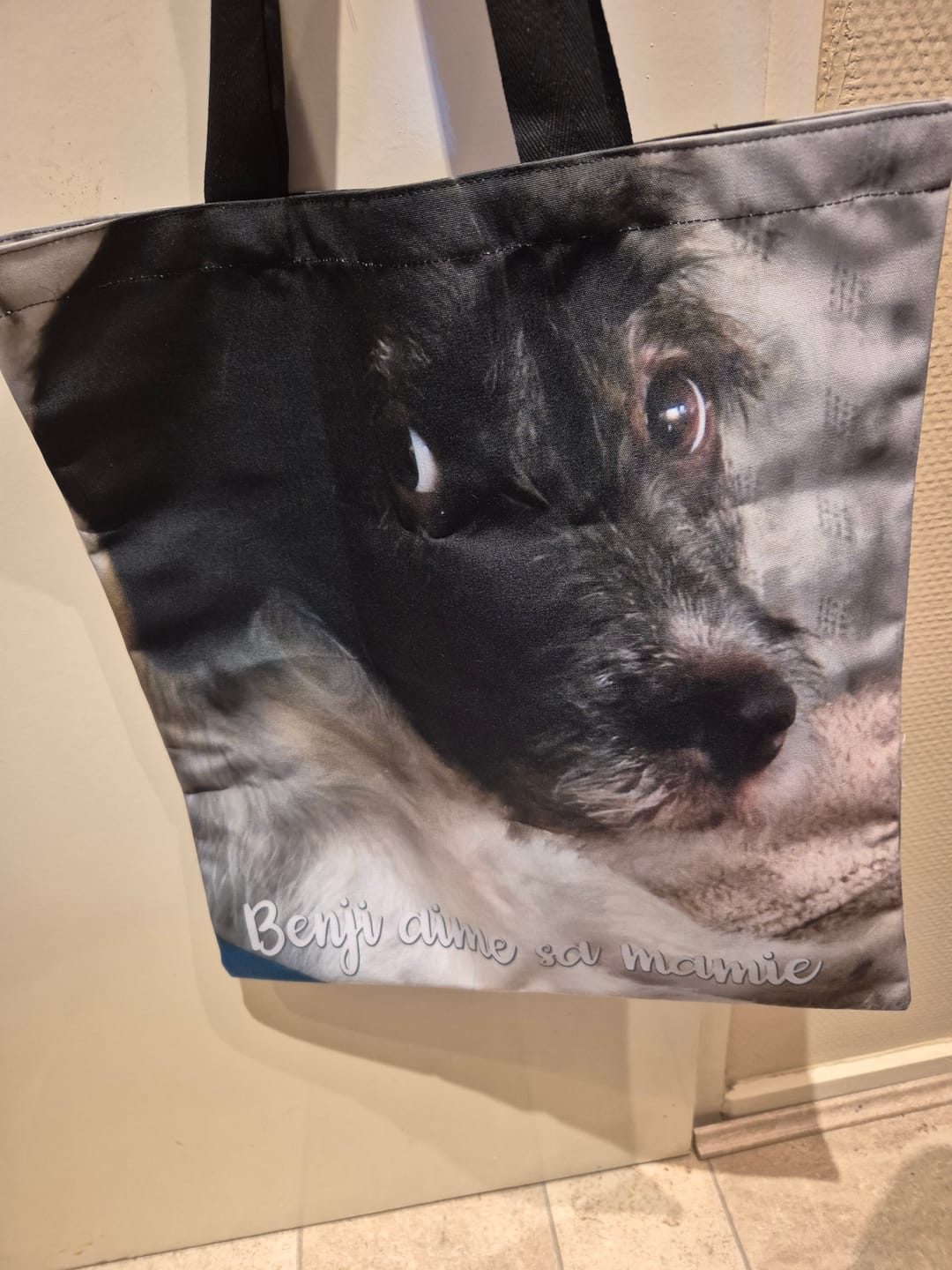 Customer photo review of Votre photo - Sac shopping personnalisé