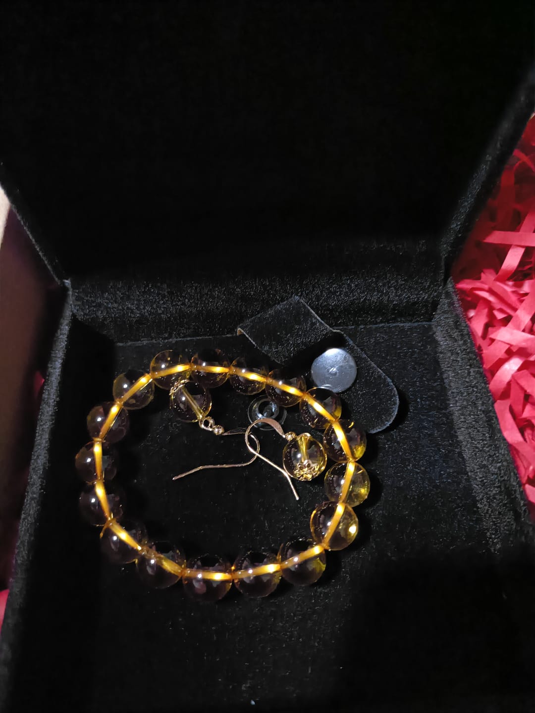 Customer photo review of Citrine Feng Shui Charm for Abundance - Success - Dispels Negativity