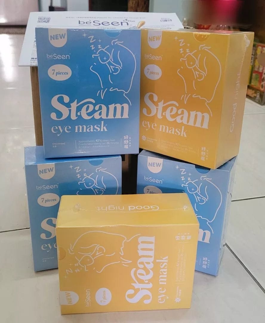 Customer photo review of BeSeen Steam Eye Mask