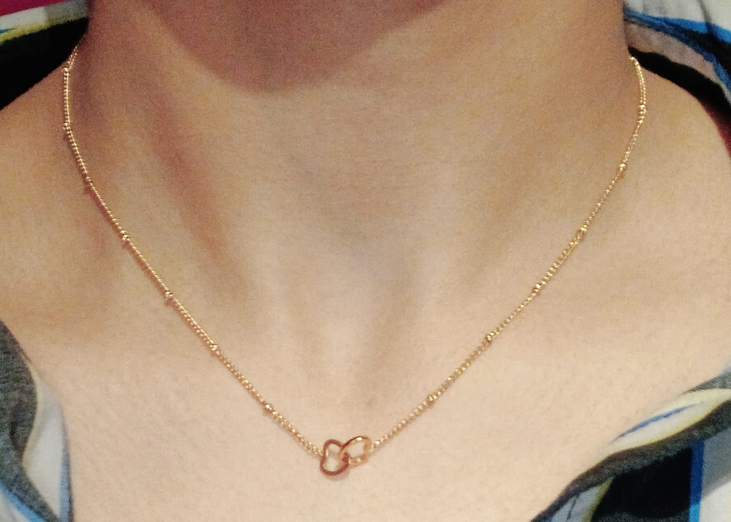 Customer photo review of Best Friends Halskette | 18K vergoldet