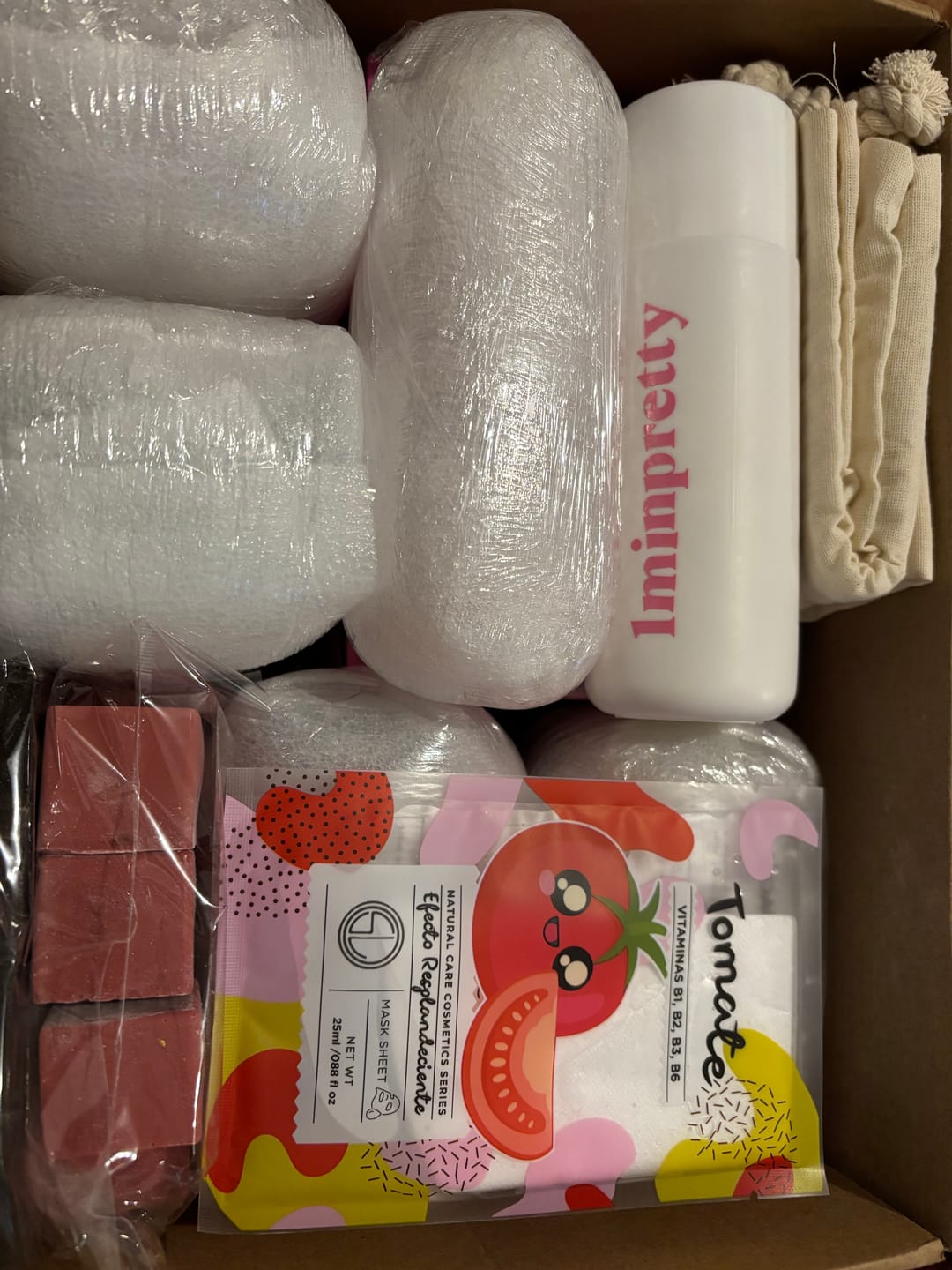 Customer photo review of Kit 1minpretty: 2 tarros de cera + fundidor + refill + extras + talco para depilar con envío gratis mx