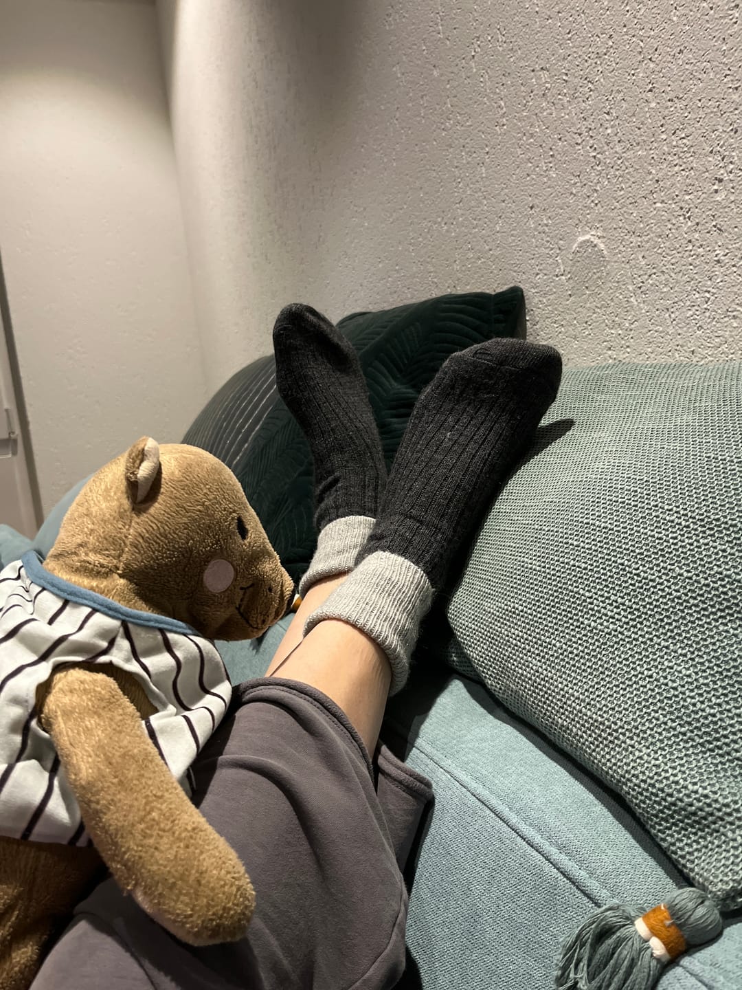 Customer photo review of Alpaka Umschlagsocken