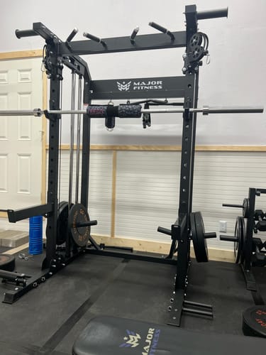 Customer photo review of Major Fitness F22 All-In-One Home Gym Power Rack