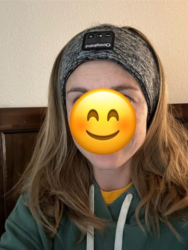 Customer photo review of CozyBand Wireless Headphones