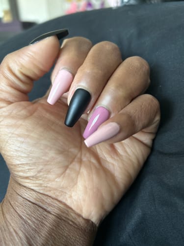 Customer photo review of Custom Nail Design (Deposit)