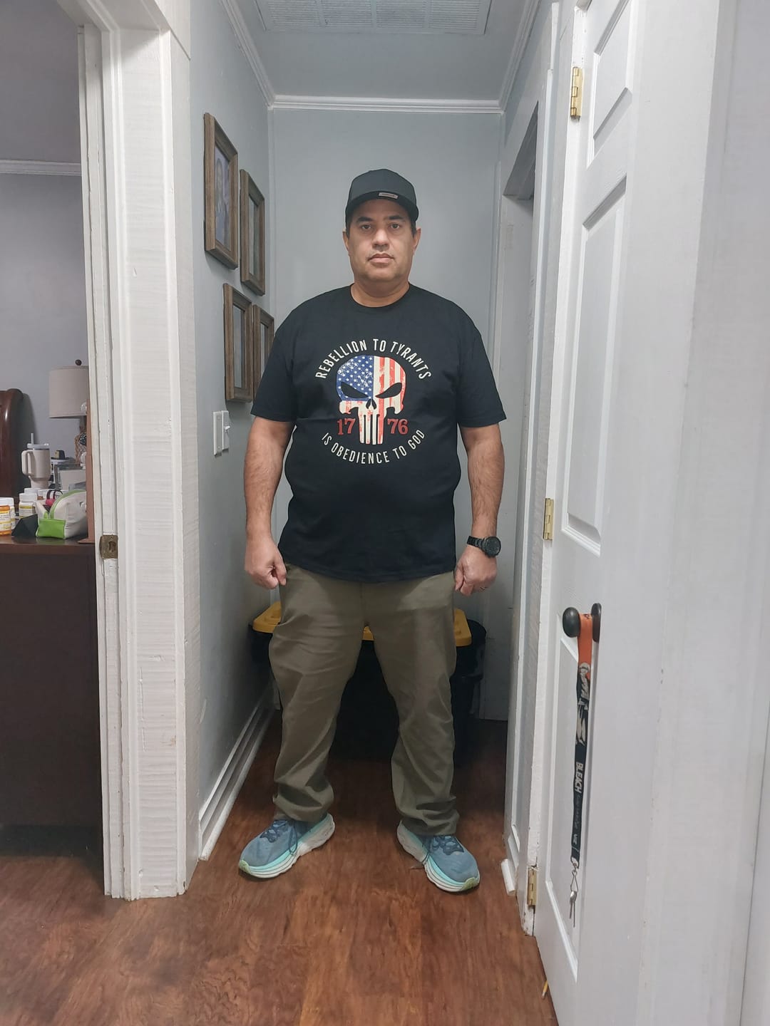 Customer photo review of Rebellion To Tyrants T-Shirt