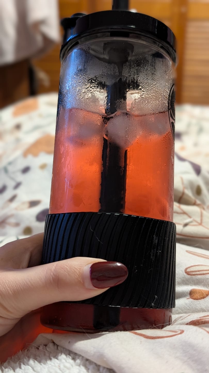 Customer photo review of Tea Concentrate | Strawberry (serves 8)