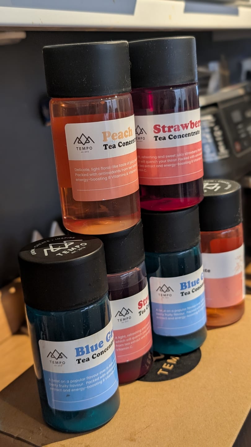 Customer photo review of Tea Concentrate | Peach (serves 8)