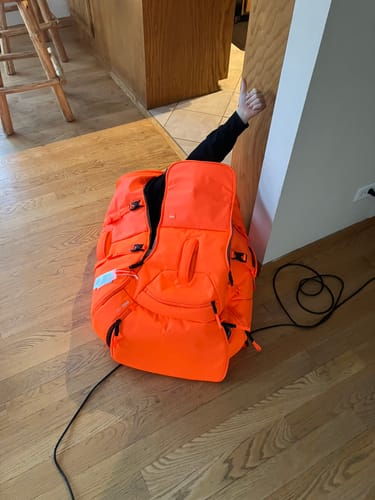 Customer photo review of POC Race Backpack 130L Bag - 2025