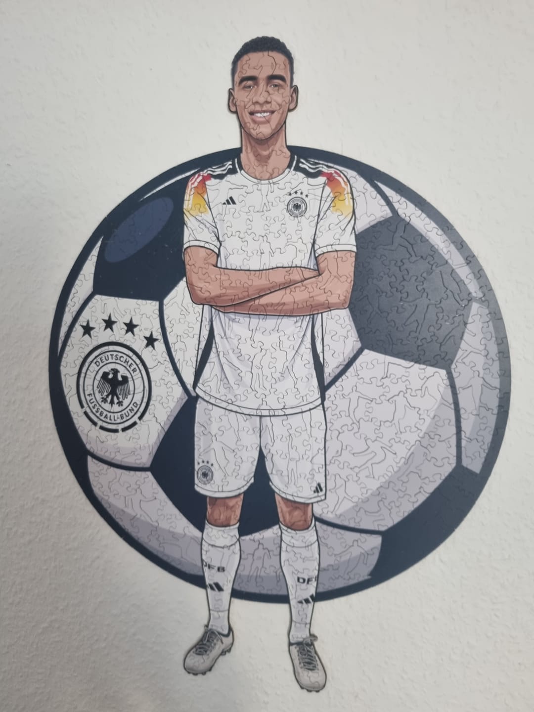 Customer photo review of Jamal Musiala - Holzpuzzle