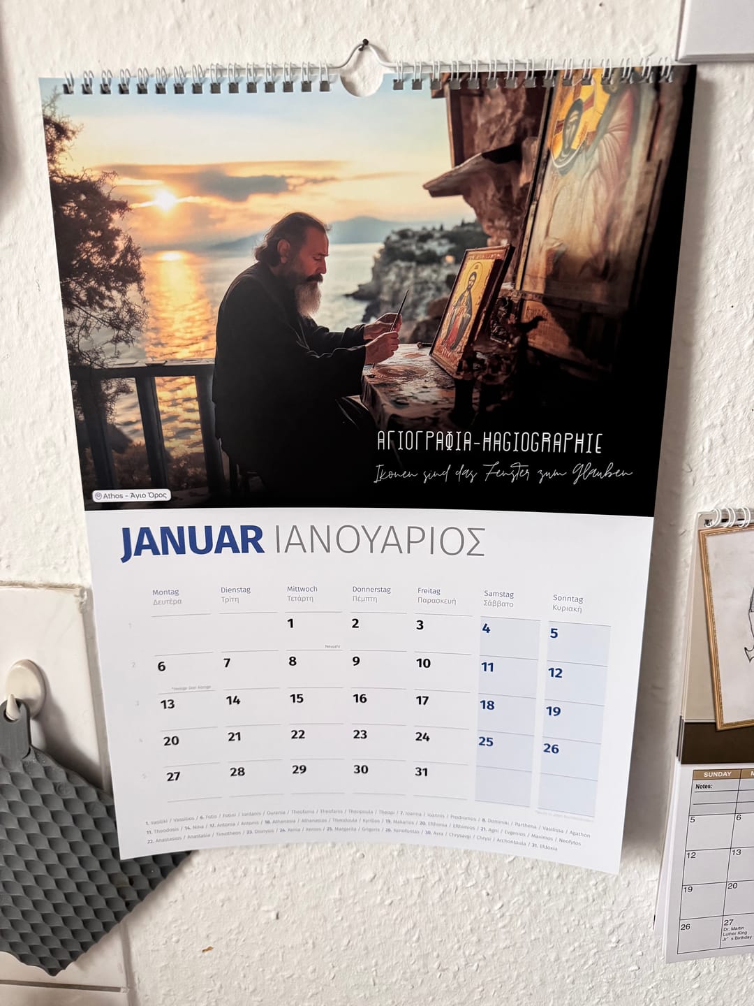 Customer photo review of DU BIST GRIECHE Kalender 2025