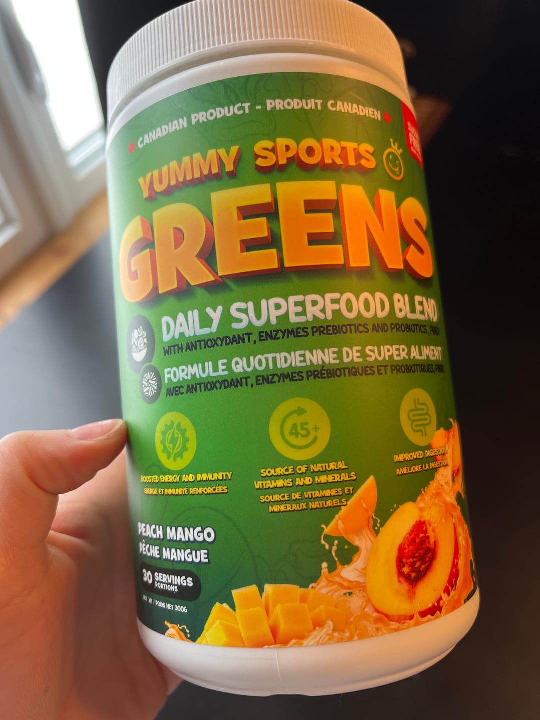 Customer photo review of Yummy Sports - Greens - 300g