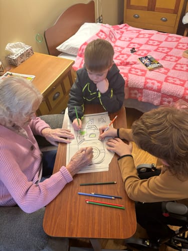 Customer photo review of Hot Bright Pink Flower Power Checkerboard Print Extended Throw