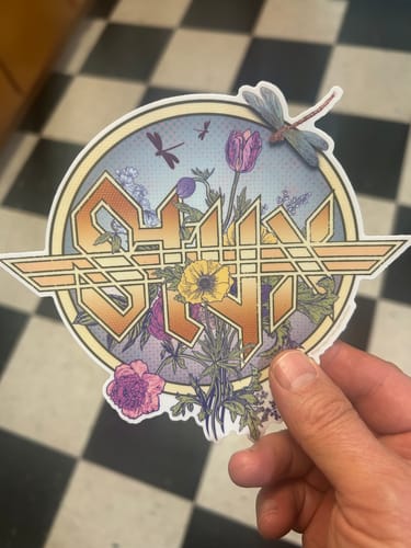 Customer photo review of Cut to Shape Stickers