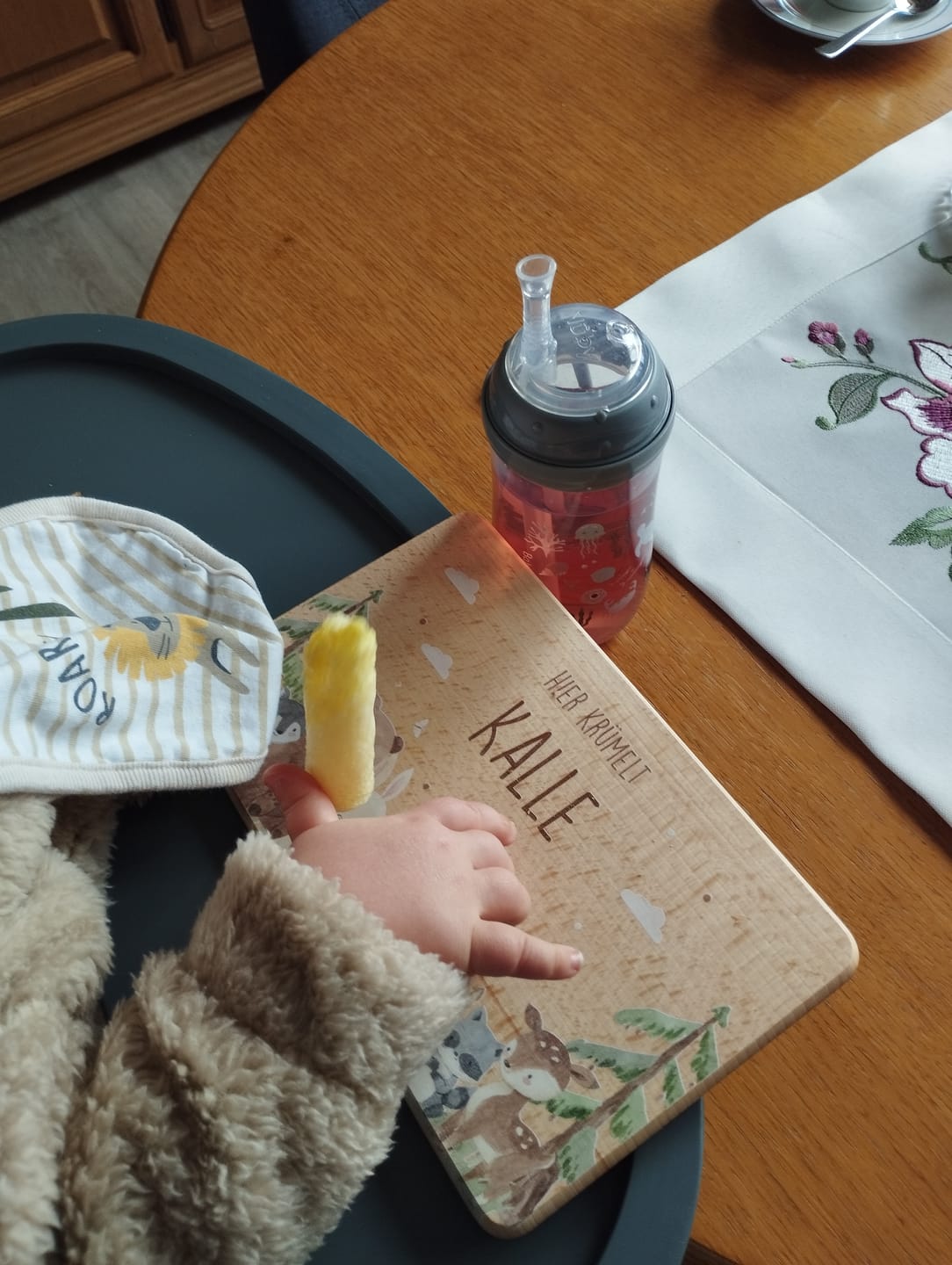 Customer photo review of Personalisiertes Frühstücksbrettchen Waldtiere