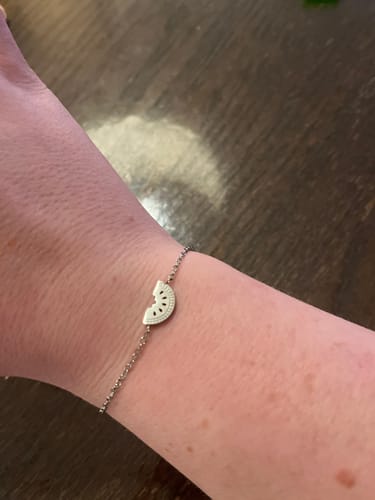 Customer photo review of Watermelon Bracelet Silver