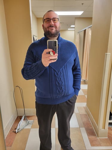 Customer photo review of Henry Sweater (4 Designs)