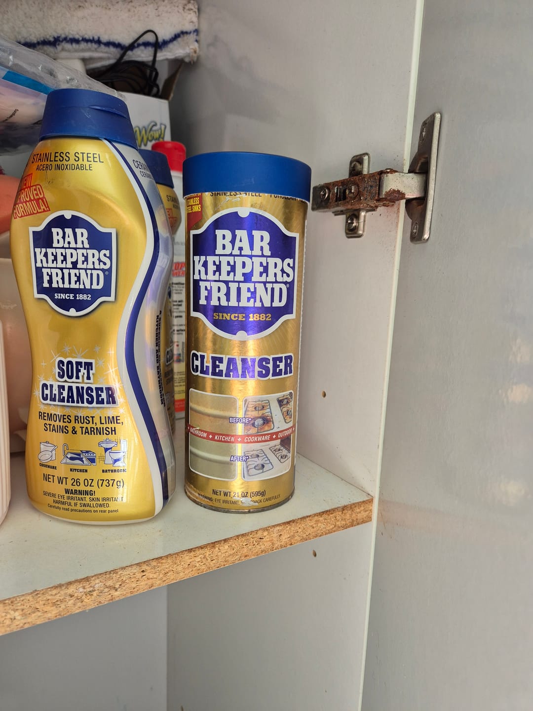 Customer photo review of Bar Keepers Friend Re-Usable Lid