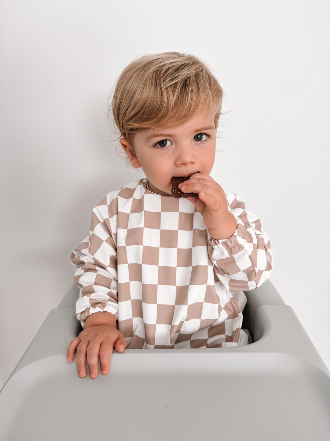 Customer photo review of Mess-Free Smock Bib