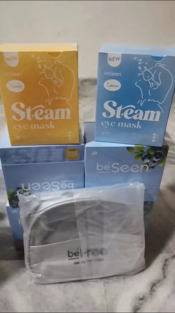 Customer photo review of BeSeen Steam Eye Mask