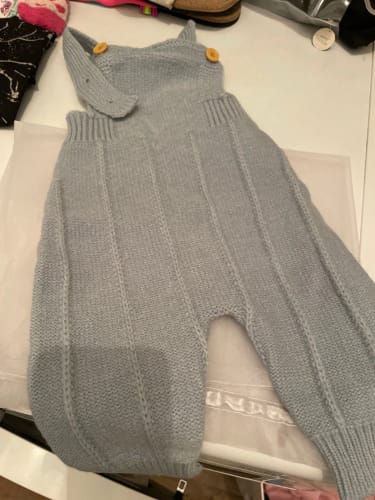 Customer photo review of Knitted Newborn Jumpsuit Set