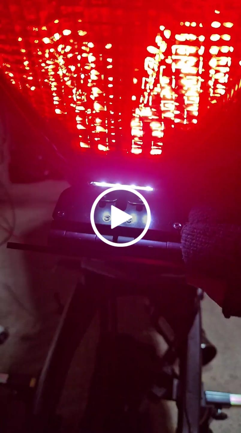 Customer video review of Number Plate Light