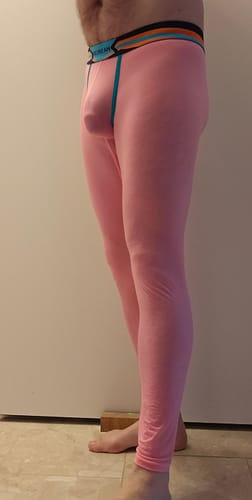 Customer photo review of Men's Sexy Sport Long Johns With Large Pouch