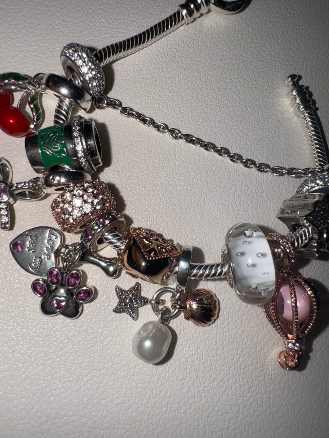 Customer photo review of Charm Conchita de Mar con Perla