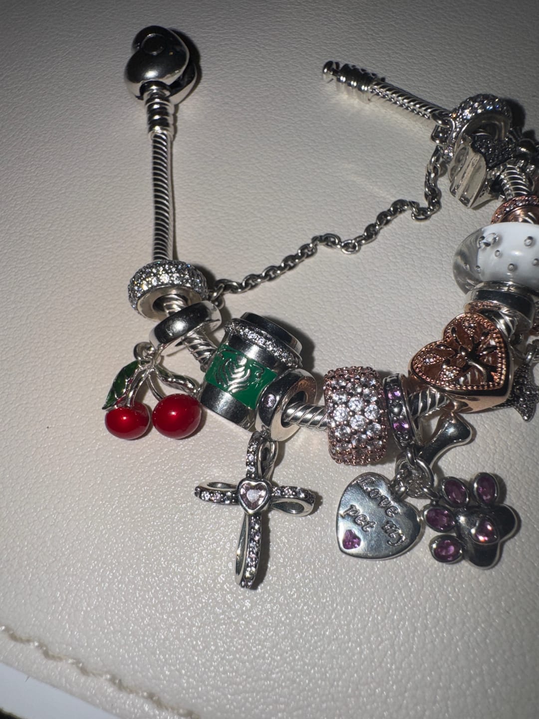 Customer photo review of Charm Cruz Diamantada