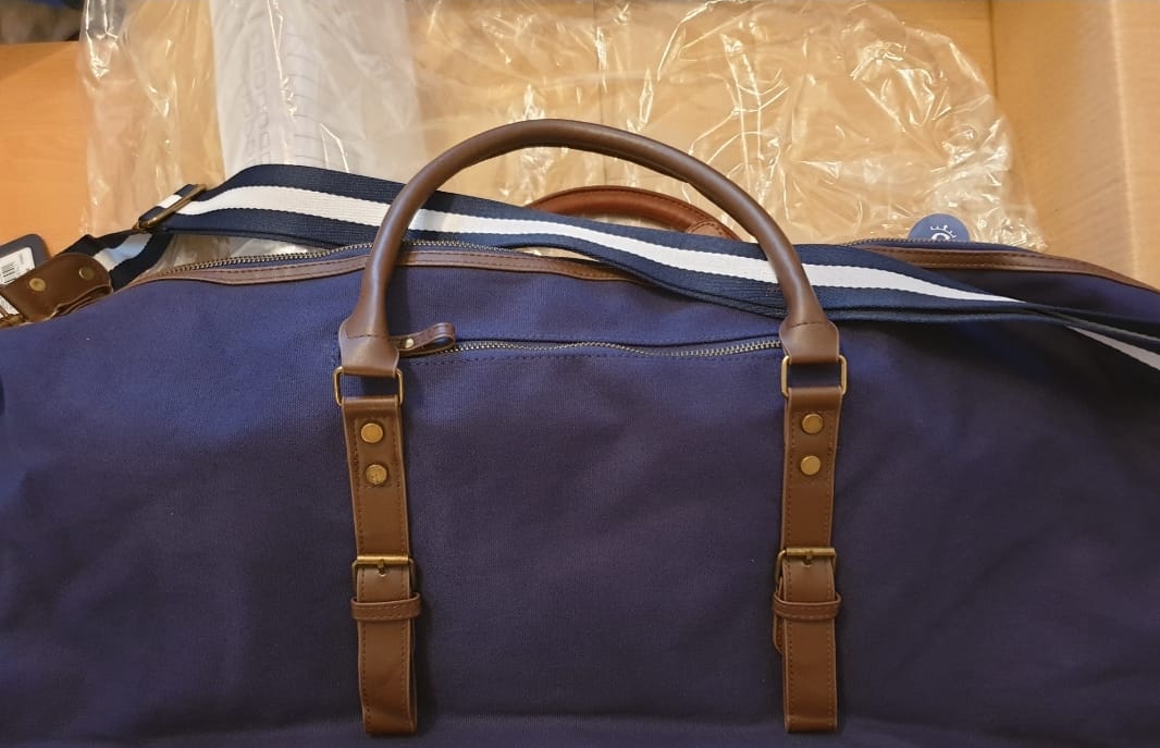 Customer photo review of Bolsa De Viaje Marino
