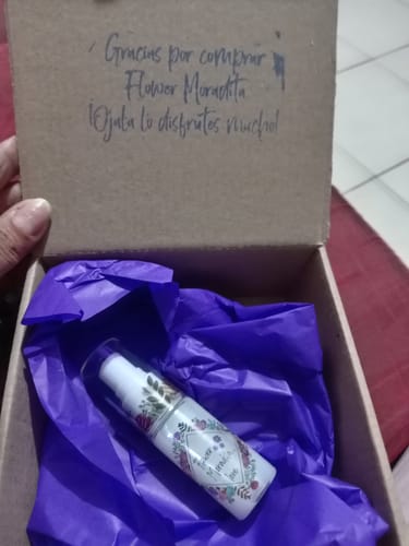 Customer photo review of Perfume para cabello 150 ml y presentación de viaje 30 ml