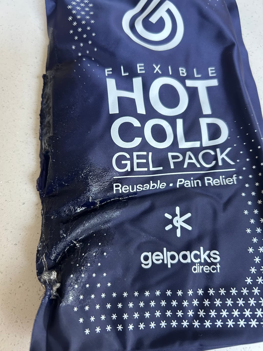 Customer photo review of GPD 3in1 Ankle Ice Pack Wrap (Hot/Cold) Reusable, Foot Pain Relief