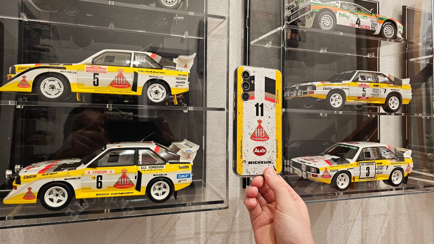 Customer photo review of Audi Quattro S1 E2 Gruppe B Livery - Individuelle Handyhülle für Samsung