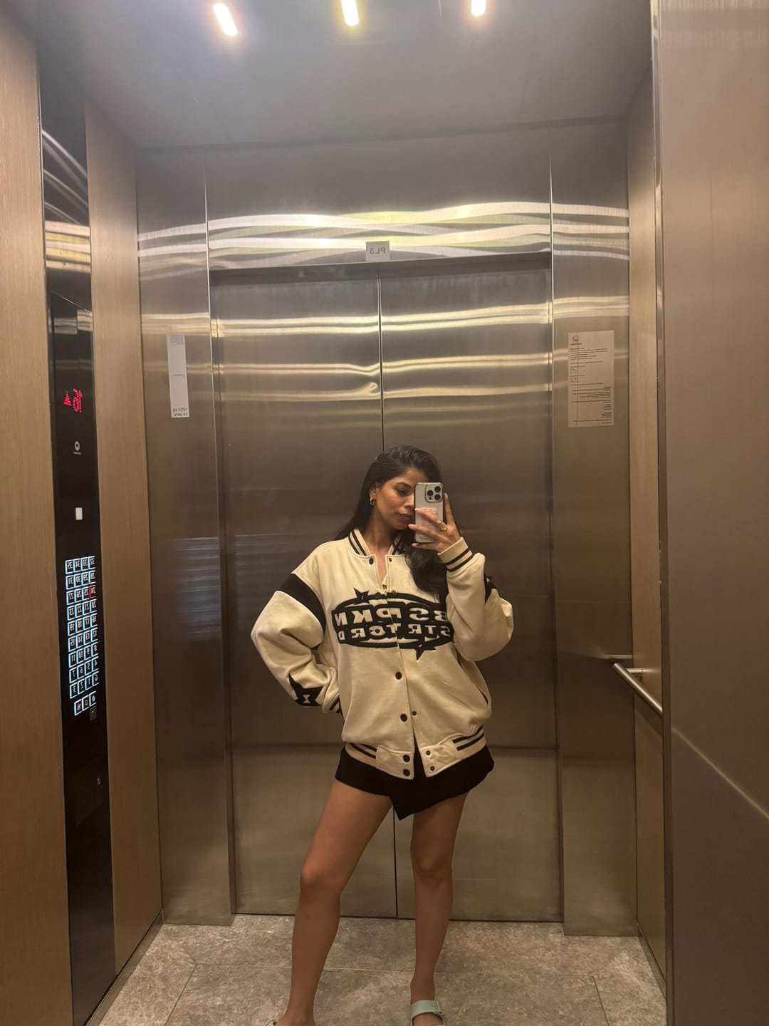 Customer photo review of The Frost Varsity - Oversized // UNISEX